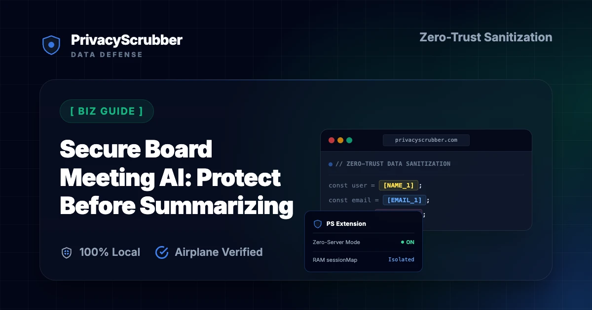 Secure Board Meeting AI