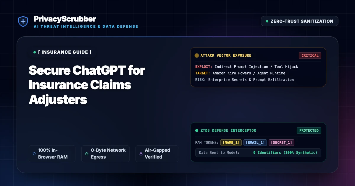 Secure ChatGPT for Insurance Claims Adjusters