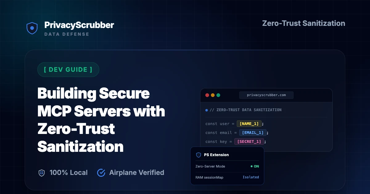 Building Secure MCP Servers with Zero-Trust Sanitization