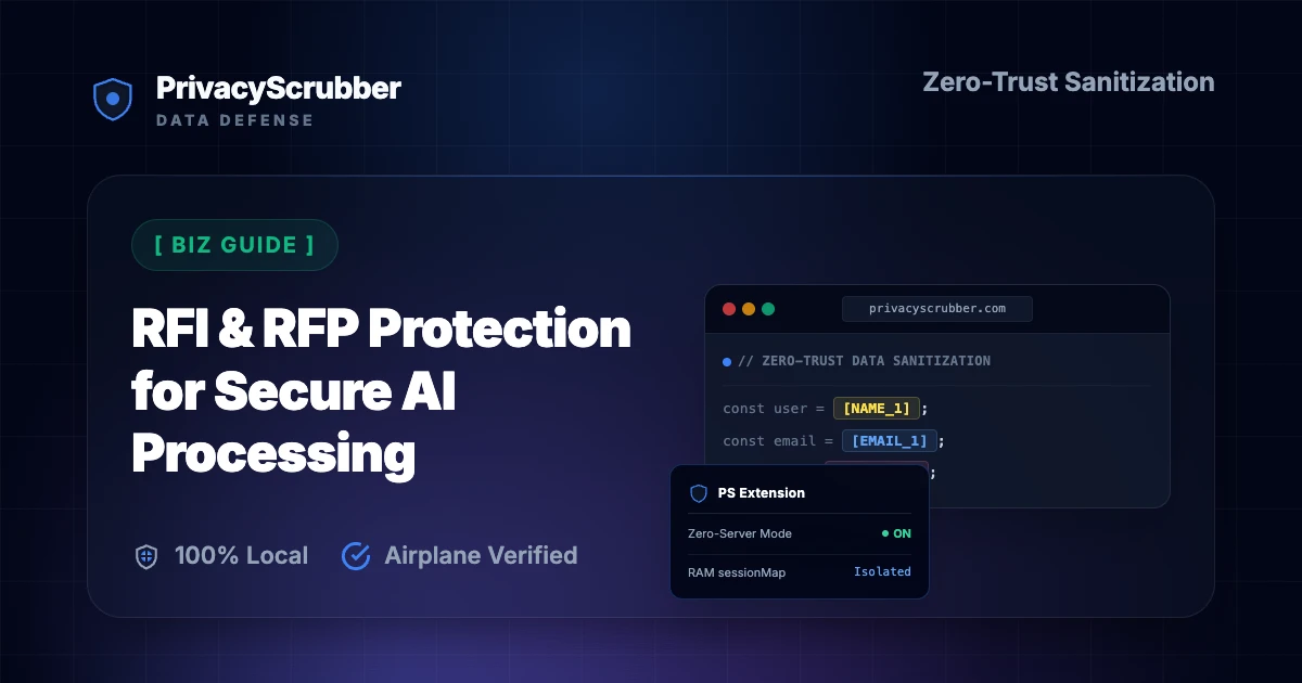 RFI & RFP Protection for Secure AI Processing