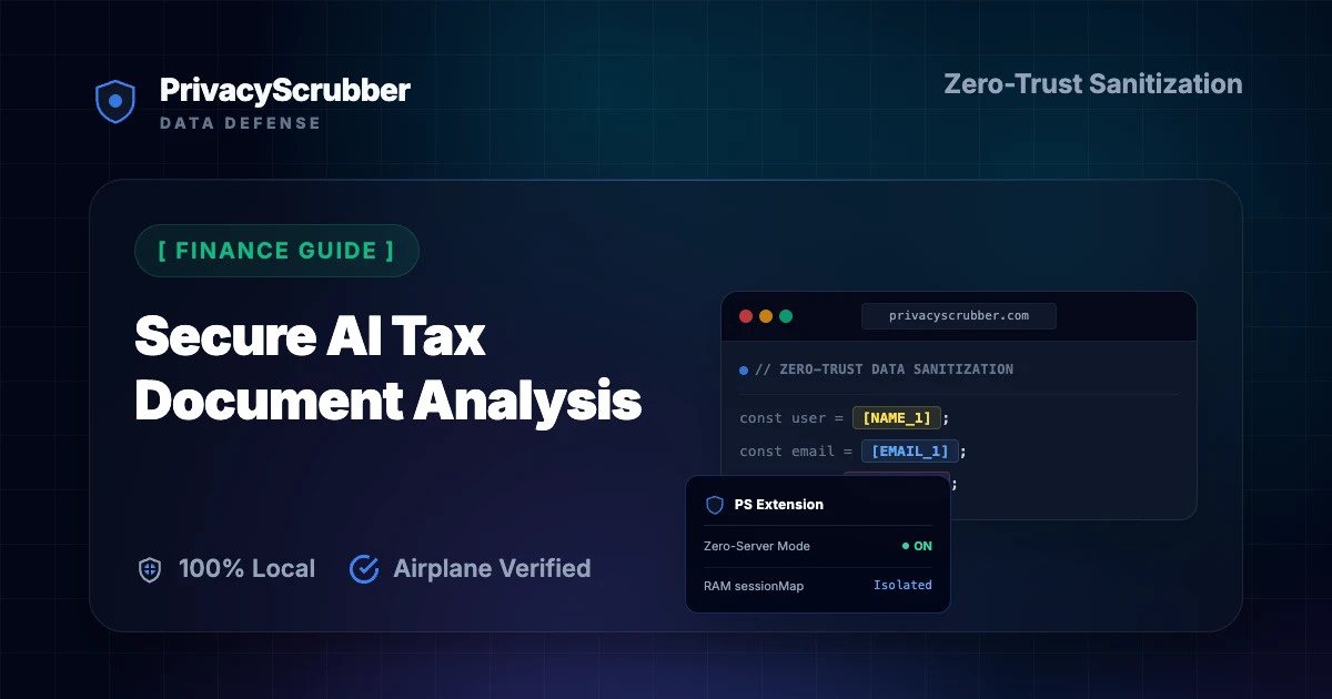 Secure AI Tax Document Analysis
