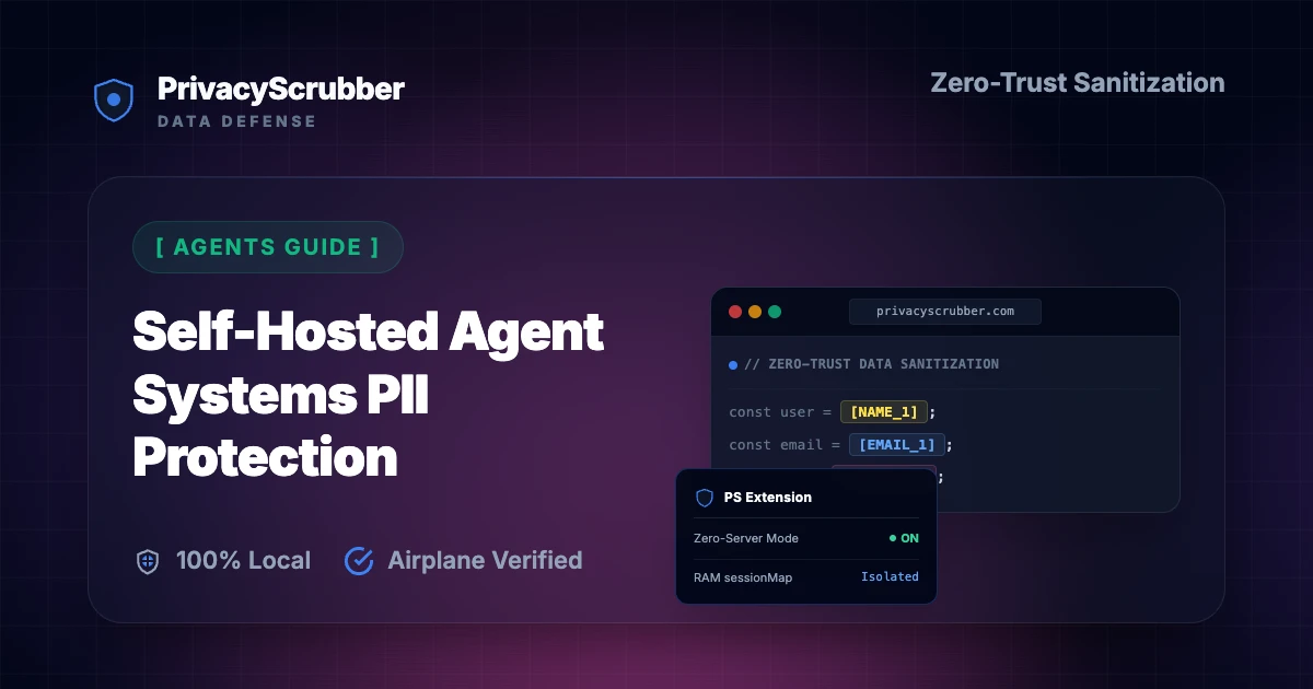 Self-Hosted Agent Systems PII Protection