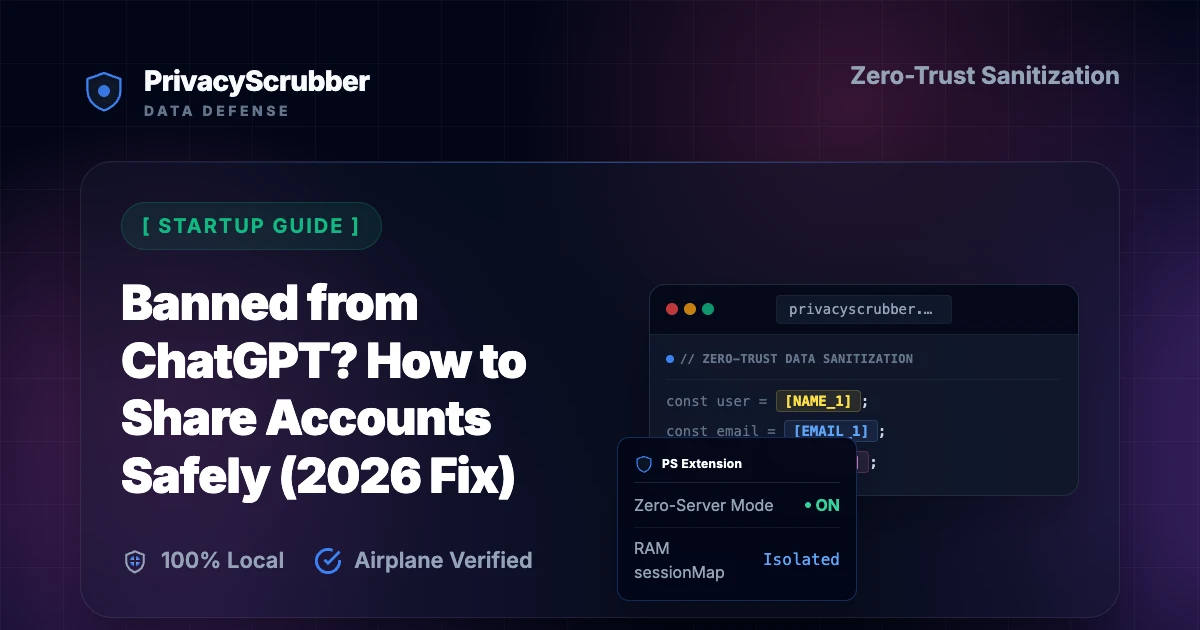 Banned from ChatGPT? How to Share Accounts Safely (2026 Fix)