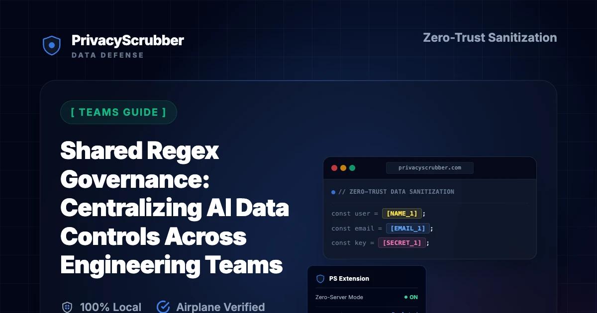 Shared Regex Governance