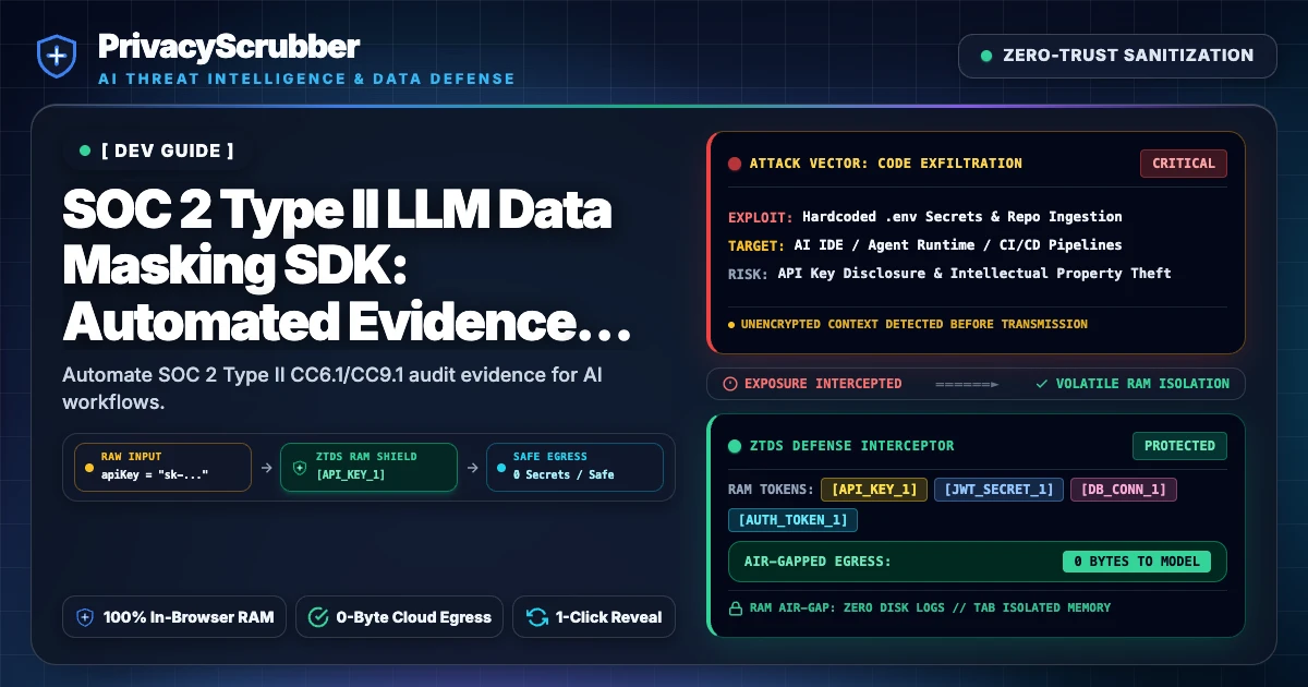 SOC 2 Type II LLM Data Masking SDK