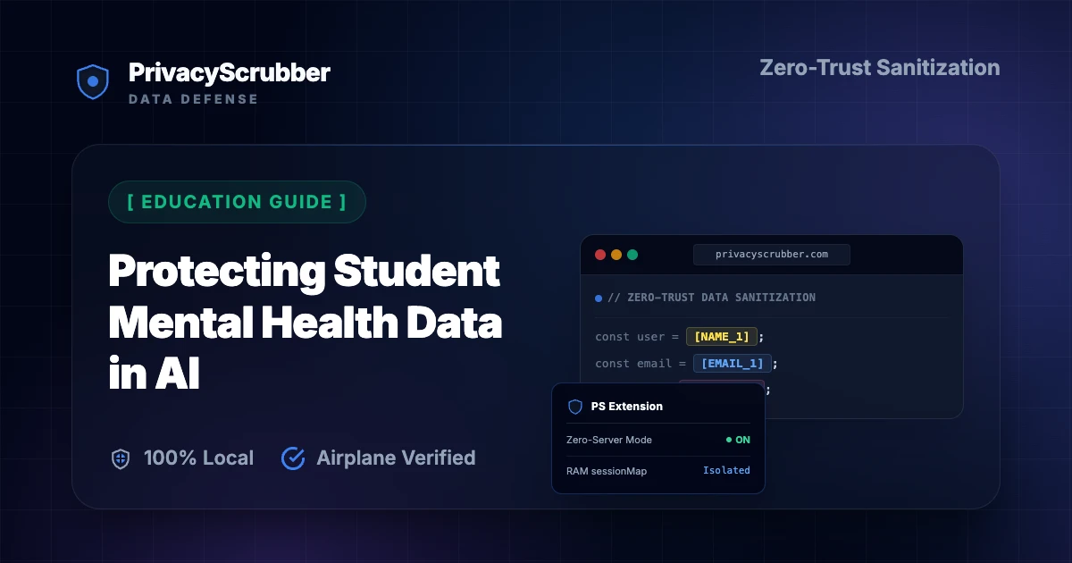 Protecting Student Mental Health Data in AI