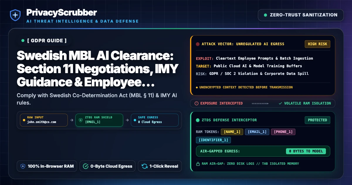 Swedish MBL AI Clearance