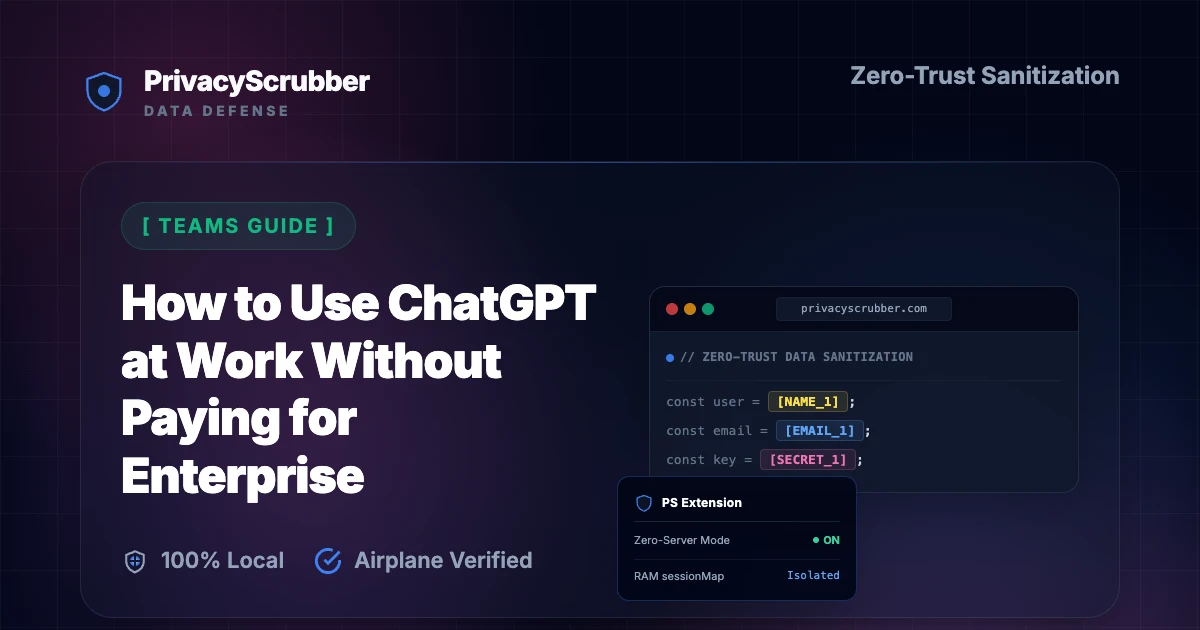 How to Use ChatGPT at Work Without Paying for Enterprise