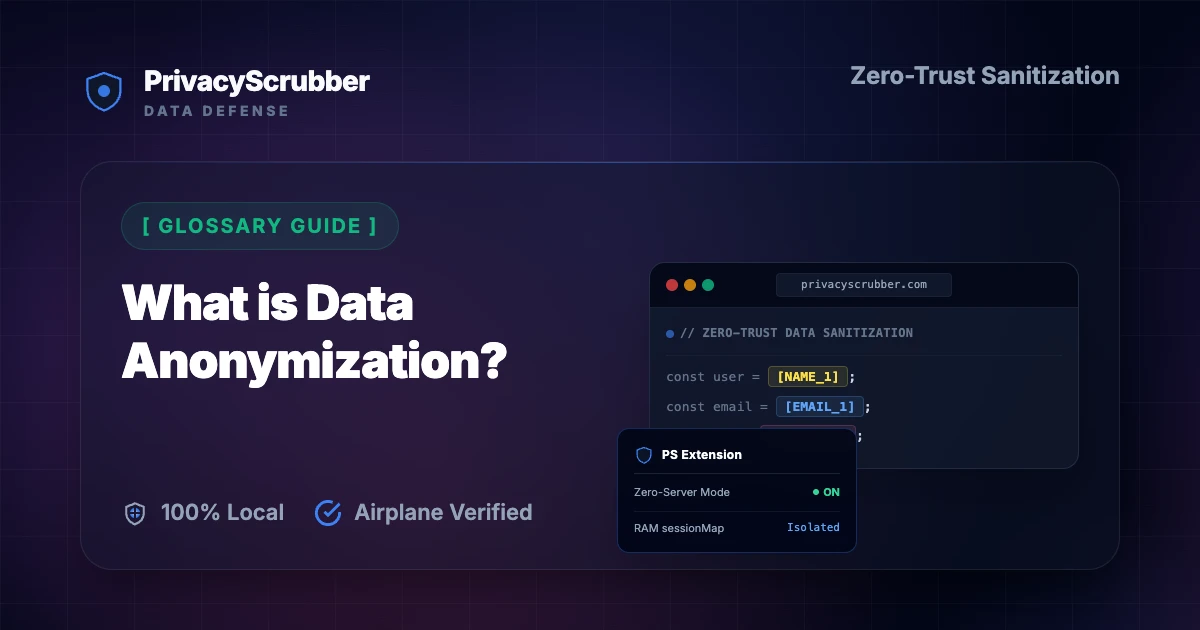 What is Data Anonymization?
