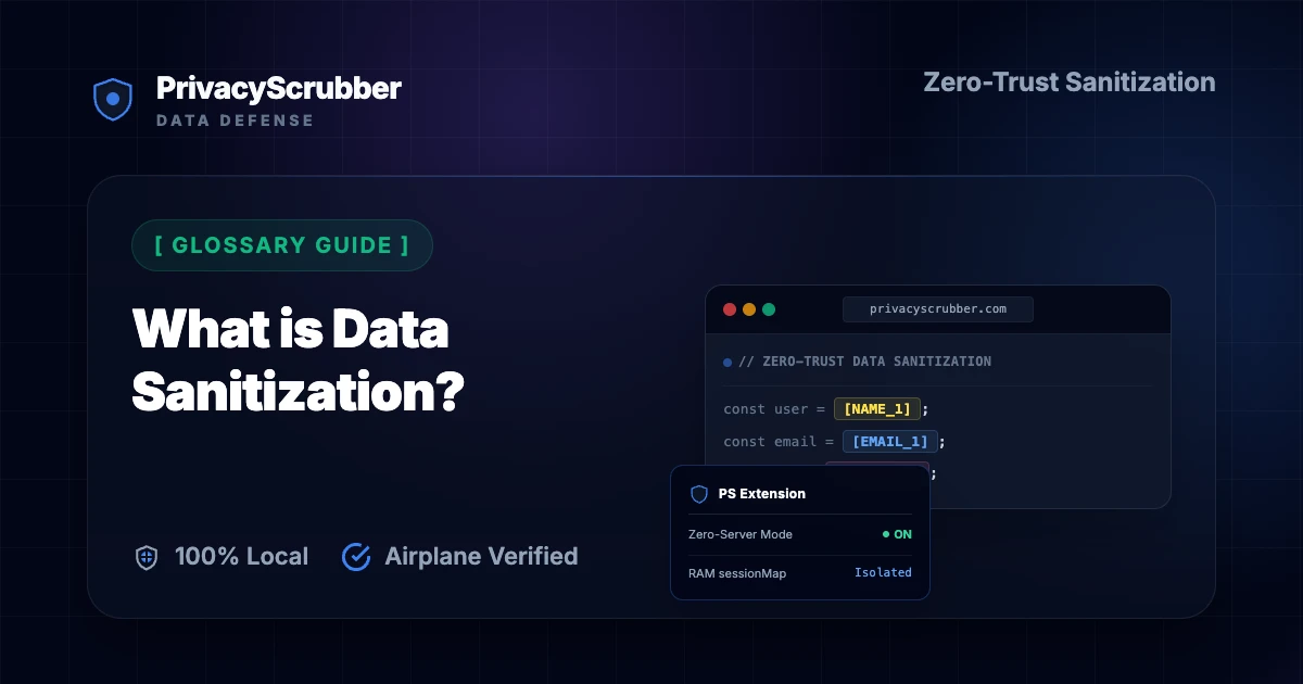 What is Data Sanitization?
