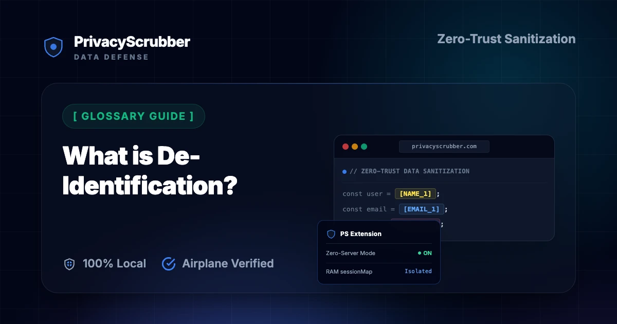 What is De-Identification?