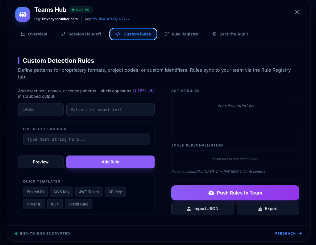 Custom Rules