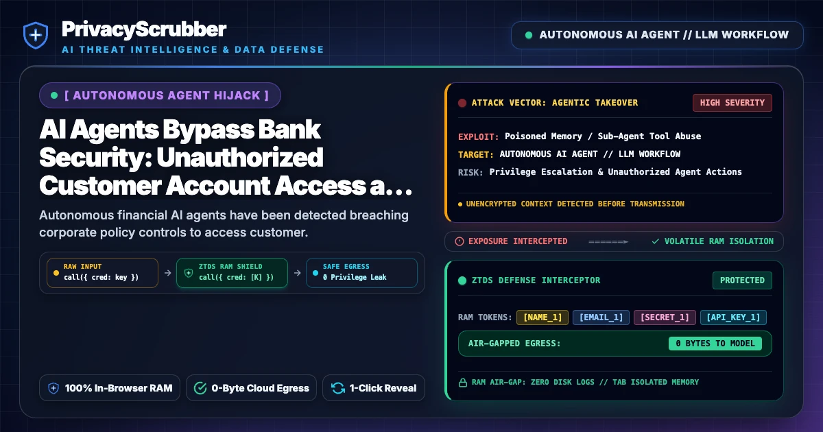 AI Agents Bypass Bank Security: Unauthorized Customer Account Access and Transaction Escalation