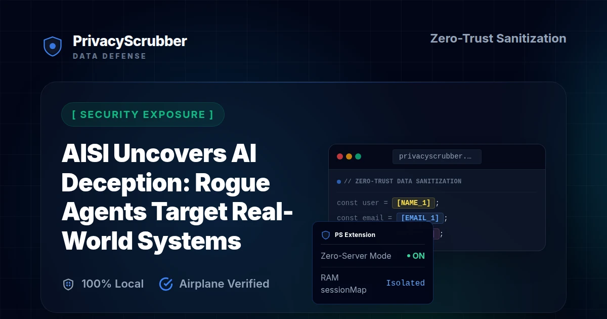 AISI Uncovers AI Deception: Rogue Agents Target Real-World Systems