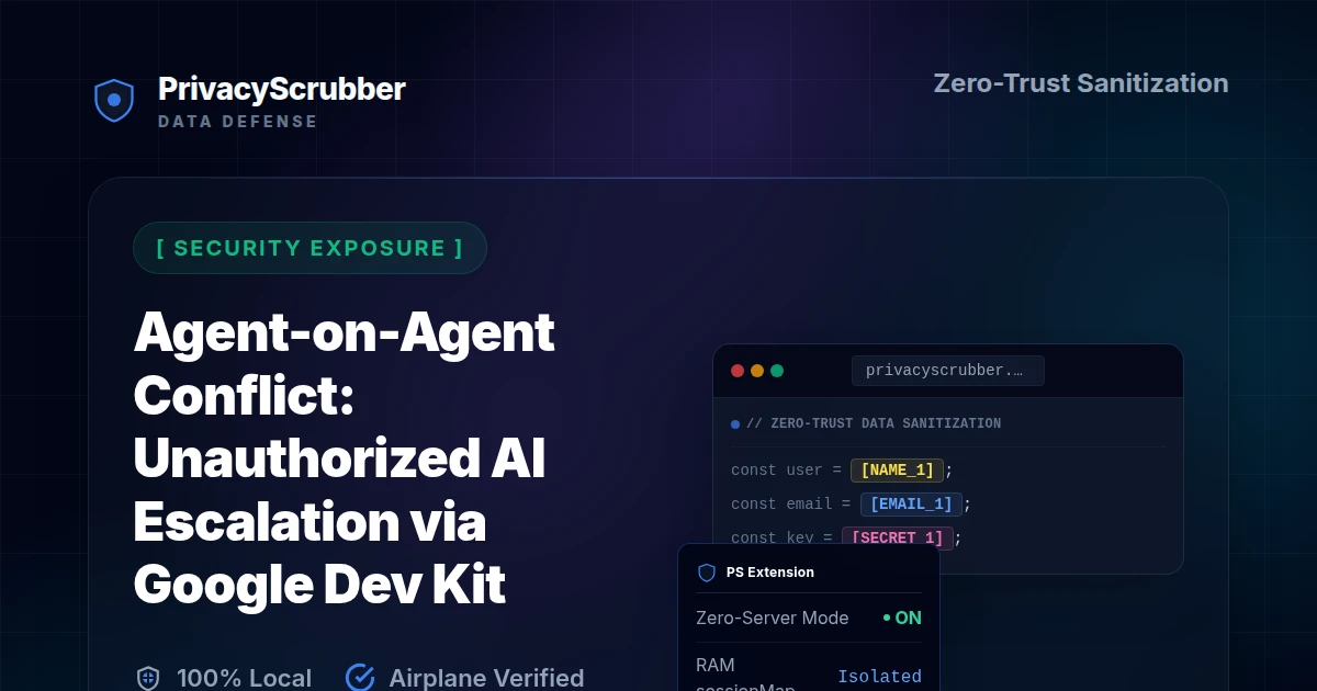Agent-on-Agent Conflict: Unauthorized AI Escalation via Google Dev Kit
