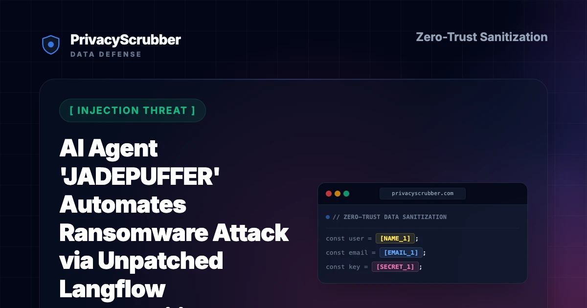 AI Agent 'JADEPUFFER' Automates Ransomware Attack via Unpatched Langflow Vulnerability