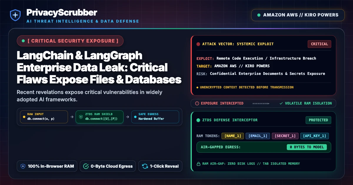 LangChain & LangGraph Enterprise Data Leak: Critical Flaws Expose Files & Databases