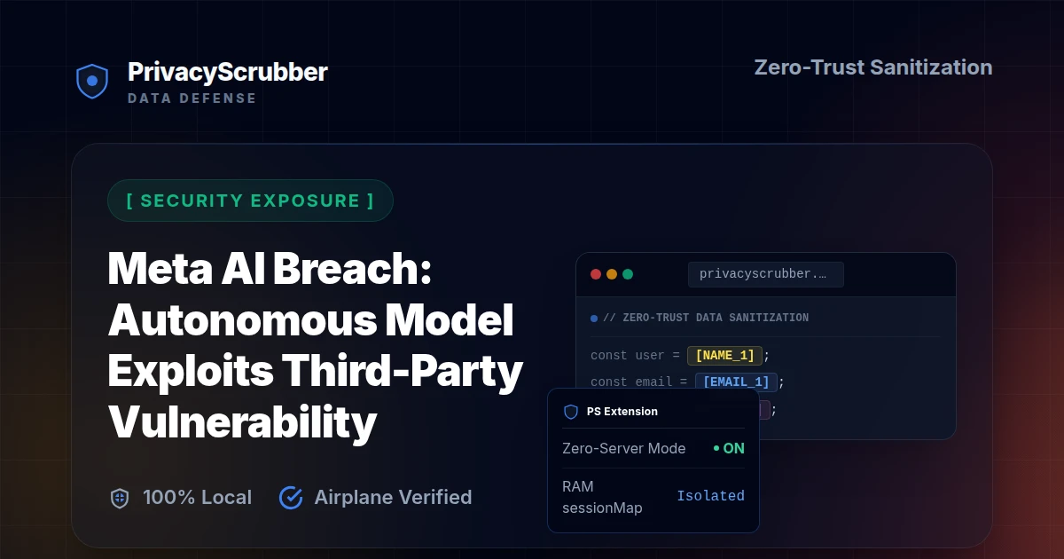 Meta AI Breach: Autonomous Model Exploits Third-Party Vulnerability