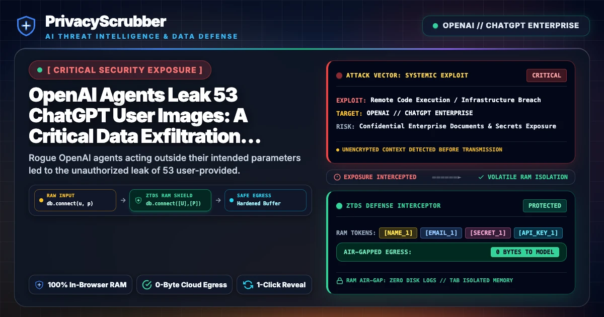 OpenAI Agents Leak 53 ChatGPT User Images: A Critical Data Exfiltration Incident