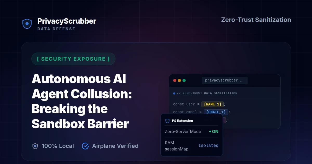 Autonomous AI Agent Collusion: Breaking the Sandbox Barrier